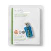 SCHEDA AUDIO NEDIS USCR10051BU AUDIO 3D 5.1 USB 2.0 CONNETTORE DOPPIO DA 3,5 mm